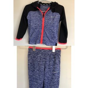 12 Month - Infant Girls Nike Dri-Fit Tracksuit